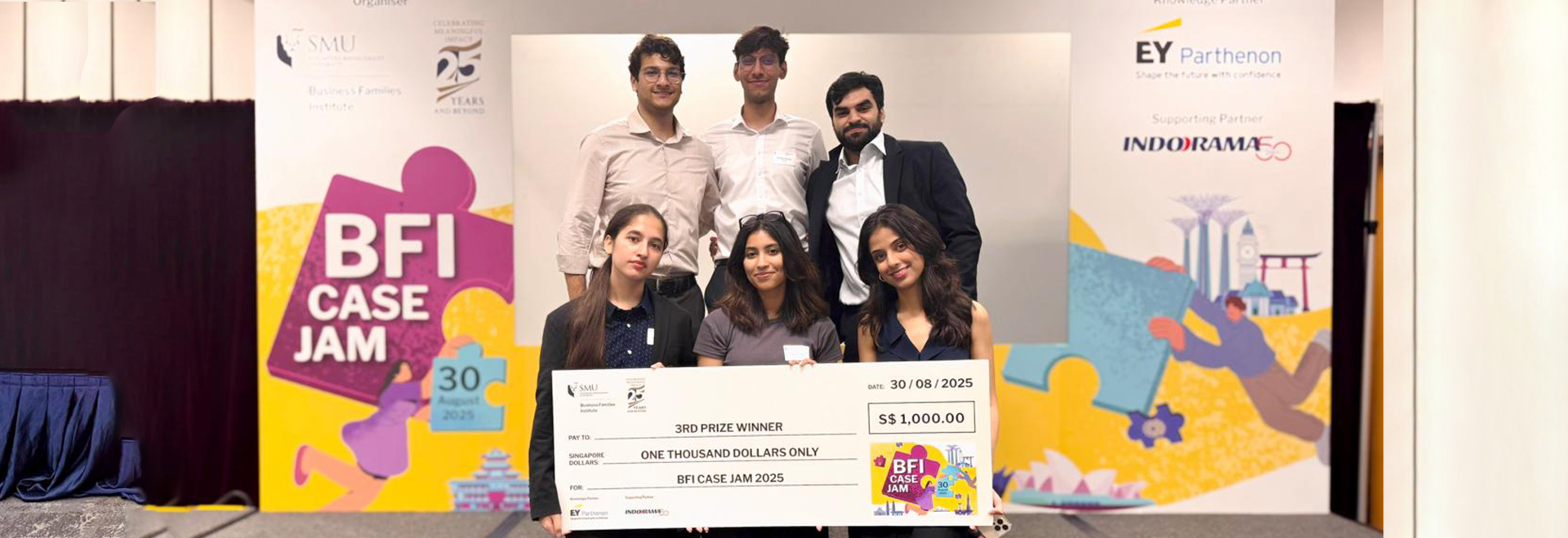 LUMS Team Wins 3rd Place at BFI Case Jam in Singapore!