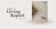 Read the latest issue of the Giving Report! 