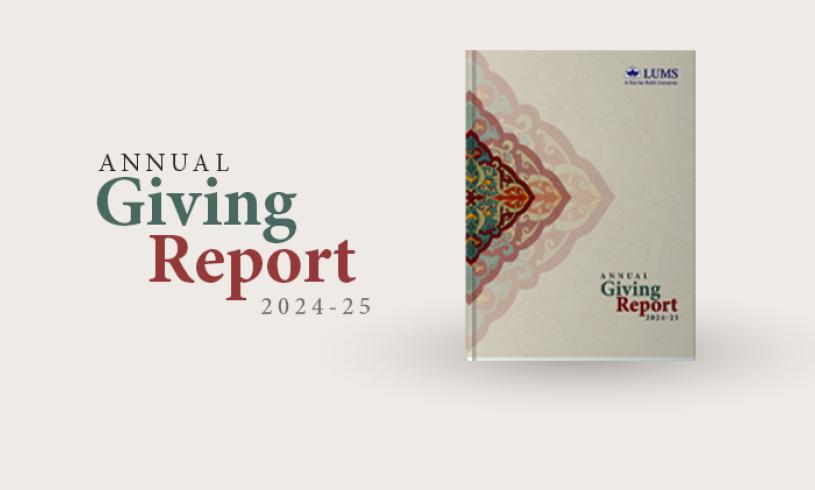 Read the latest issue of the Giving Report! 
