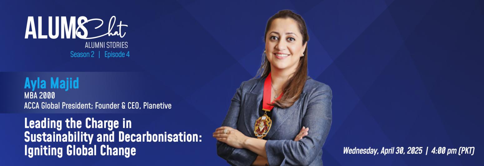 ALUMS Chat: Leading the Charge in Sustainability with Ayla Majid